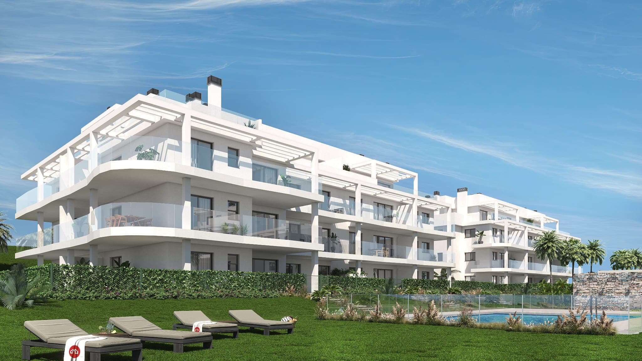 Bright coastal apartments with resort style amenities in the heart of Mijas Costa